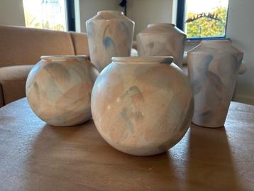 Pastel Kleur Vazen Set - Zo Goed Als Nieuw! beschikbaar voor biedingen