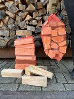 essen haardhout in netzakken, Tuin en Terras, Haardhout, 6 m³ of meer, Ophalen of Verzenden, Essenhout, Blokken