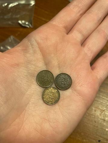 3x Halve Cent Wilhelmina (1903, 1938, 1940) beschikbaar voor biedingen