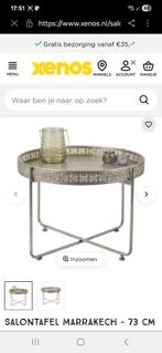 xenos salontafel marrakech bijzet tafel metaal, Ophalen, Gebruikt, 50 tot 100 cm, Rond