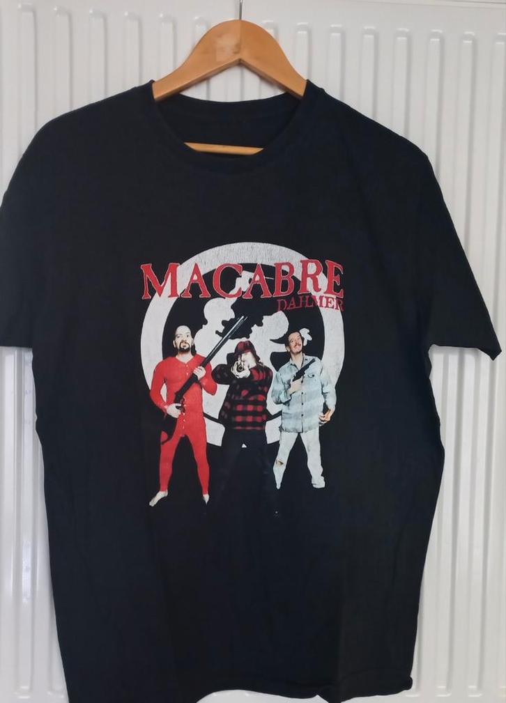 Macabre (L), Kleding | Heren, T-shirts, Gedragen, Maat 52/54 (L), Zwart, Ophalen of Verzenden