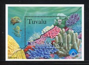 Tuvalu- 1998- Blok = motief Zeeleven  beschikbaar voor biedingen