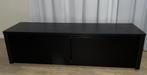 Mat zwart tv meubel, Huis en Inrichting, Kasten | Televisiemeubels, 150 tot 200 cm, Minder dan 100 cm, 25 tot 50 cm, Gebruikt