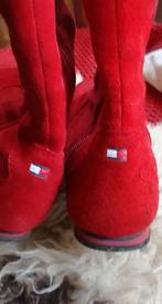 Tommy Hilfiger Y2K Laarzen / Boots Mt 39, Hoge laarzen, Zwart, Ophalen of Verzenden, Gedragen