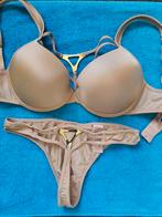 Marlies Dekker setje bh push up 70E en string S in goud, Ophalen