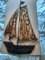 Wandplaat van metaal zeilschip, N.v.t., N.v.t., Nieuw, Ophalen of Verzenden