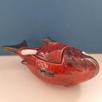 Barbotine terrine in vorm van een vis, Ophalen of Verzenden