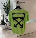 Off-White Caravaggio Graffiti Green Tee, Ophalen of Verzenden, Zo goed als nieuw, Maat 52/54 (L), Groen
