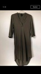 Jurk PENN&INK olijfgroen maat 36, Kleding | Dames, Ophalen of Verzenden, Zo goed als nieuw, Maat 36 (S), Onder de knie
