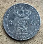 2,5 gulden 1870 Willem III, Postzegels en Munten, Munten | Nederland, Ophalen, Koning Willem III, Zilver, Losse munt