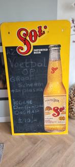 Sol bier reclamebord bar bord mancave, Verzamelen, Merken en Reclamevoorwerpen, Ophalen of Verzenden, Gebruikt, Reclamebord