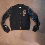 Mooi zwart vest 146 met glitter, Verzenden, Zo goed als nieuw, Meisje, Trui of Vest