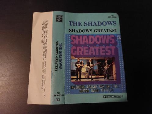 THE SHADOWS - SHADOWS GREATEST (CASSETTEBANDJE), Cd's en Dvd's, Cassettebandjes, Gebruikt, Origineel, Pop, 1 bandje, Ophalen of Verzenden