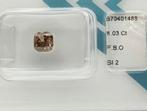 1.03 Ct IGI Fancy Brownish Orange Diamant SI2, Ophalen of Verzenden, Nieuw
