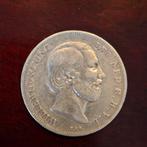 Zilveren Gulden Willem III 1865, 1 gulden, Koning Willem III, Zilver, Ophalen of Verzenden
