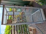 Aluminium vogelkooi/ kleine voliere, Dieren en Toebehoren, Vogels | Hokken en Kooien, Ophalen, Gebruikt, Aluminium, Volière