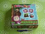 Masha and the bear memorize, Ophalen of Verzenden, Een of twee spelers, Zo goed als nieuw, Masha and the bear memory spel