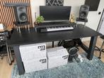 Bureau met industriële A-poten - 200x80cm, Huis en Inrichting, Bureaus, Ophalen, Zo goed als nieuw, Bureau