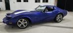 Corvette C3 383 enigine, Auto's, Achterwielaandrijving, Zwart, Blauw, Leder