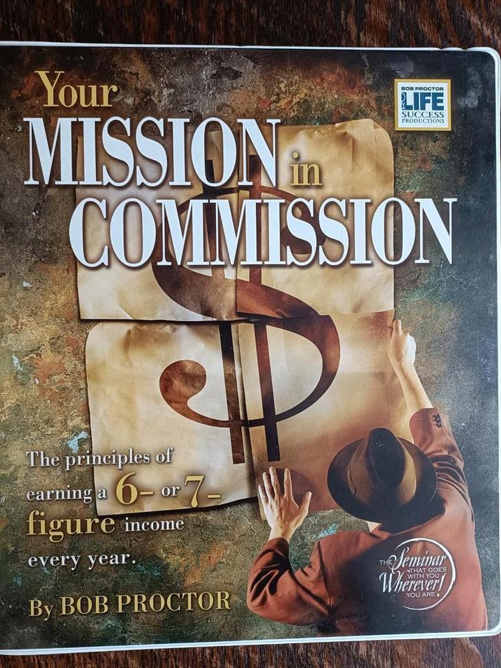 Your Mission in Commission Bob Proctor Ongebruikt, Cd's en Dvd's, Cd's | Overige Cd's, Zo goed als nieuw, Ophalen