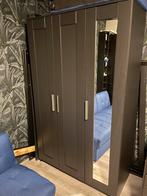 IKEA BRIMNES KLEDINGKAST, Ophalen, Gebruikt, Zwart, Tweepersoons