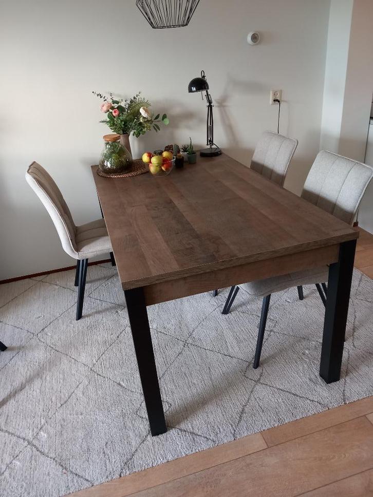 Eettafel 160x90  A-meubel Eerbeek, Huis en Inrichting, Tafels | Eettafels, Zo goed als nieuw, 50 tot 100 cm, 150 tot 200 cm, Vier personen
