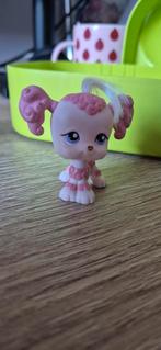 Littlest petshop 225 French poodle ( rose poedel hondje ), Verzamelen, Poppetjes en Figuurtjes, Ophalen of Verzenden