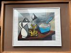 Picasso originele litho / zeefdruk ‘The enameled pot’ 1945, Antiek en Kunst, Ophalen of Verzenden
