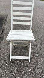 tuin stoel, Ophalen, Gebruikt, Hout, Inklapbaar