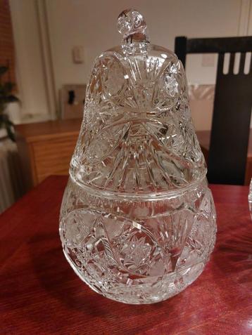 Antieke Kristallen Voorraadpot - Begin 20e Eeuw beschikbaar voor biedingen