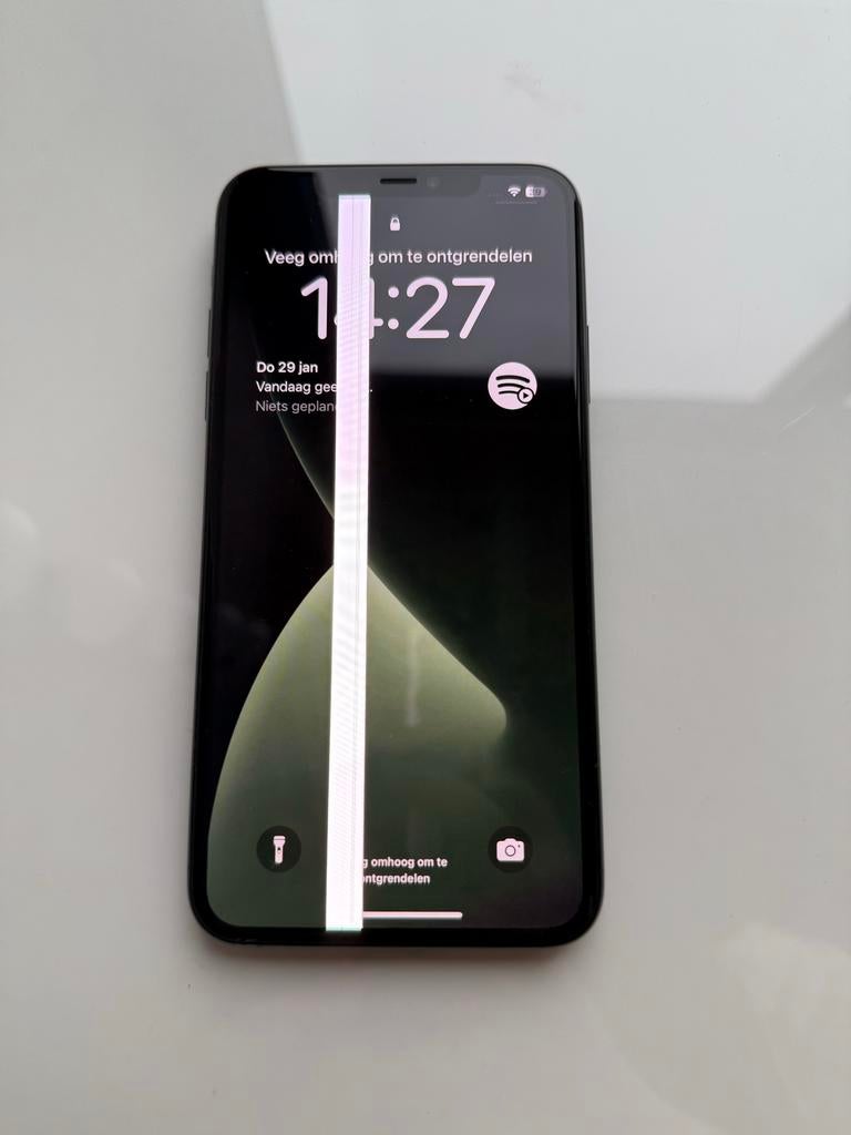 iPhone 11 Pro Max - Defect scherm, Telecommunicatie, Mobiele telefoons | Apple iPhone, Ophalen, 72 %, 64 GB, Gebruikt