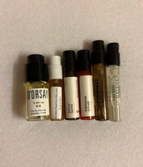 Diverse niche parfum samples, Sieraden, Tassen en Uiterlijk, Uiterlijk | Parfum, Nieuw, Verzenden