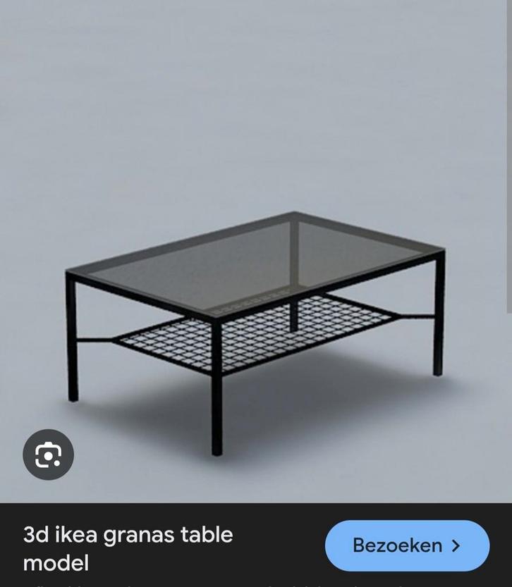 Ikea Granas Salontafel tafel  grote bijzettafel, Huis en Inrichting, Tafels | Salontafels, Gebruikt, Minder dan 50 cm, 50 tot 100 cm