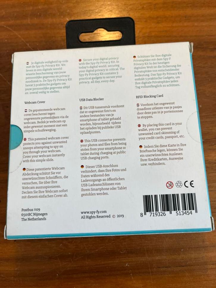 Spy-Fy Privacy Kit - Bescherm uw privacy!, Computers en Software, Overige Computers en Software, Nieuw, Ophalen of Verzenden