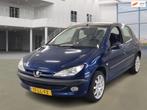 Peugeot 206 1.4 Gentry AUTOMAAT PSENSOR LEDER ELEC.PAKET, Blauw, Bedrijf, Grijs, 39 €/maand