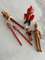 Vintage Houten Pinokkio Poppetjes Set, Verzamelen, Ophalen of Verzenden