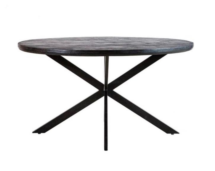 Loods 5 - Eettafel Steven Rond 140cm, Huis en Inrichting, Tafels | Eettafels, Gebruikt, 100 tot 150 cm, 100 tot 150 cm, Vijf personen of meer