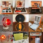 Veel seventies oranje föhn ladyshave krultang gezichtbruiner, Sieraden, Tassen en Uiterlijk, Uiterlijk | Haarverzorging, Verzenden