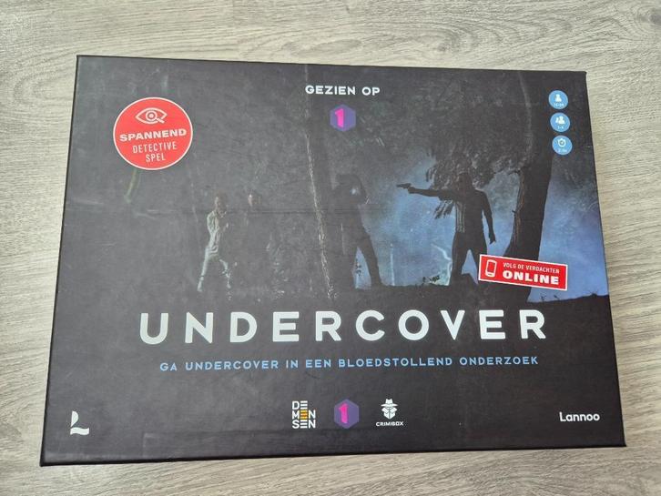 Undercover - Detective Spel, Hobby en Vrije tijd, Gezelschapsspellen | Bordspellen, Gebruikt, Ophalen of Verzenden
