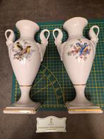 Stel vazen Alka Kunst Aboth und Kaiser porselein vogels, Ophalen of Verzenden