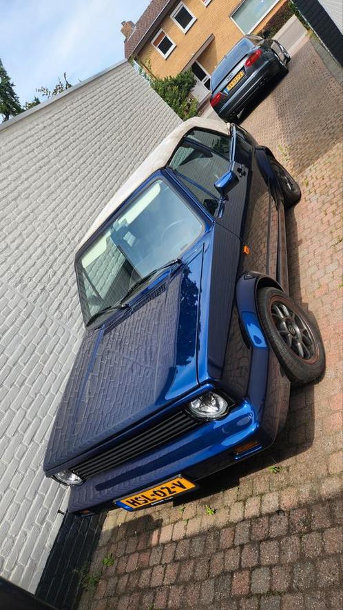 Gerenoveerde Golf MK1 cabrio, Auto's, Volkswagen, Particulier, Bluetooth, Centrale vergrendeling, Lederen bekleding, Metallic lak