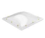 SKYLUX ACRYLAAT LICHTKOEPEL 3-WANDIG - HELDER 1000 X 1000 MM, Doe-het-zelf en Verbouw, Ophalen, Nieuw, Dakraam