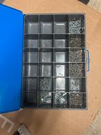 Metalen assortimentsdoos met RVS boutjes, Ophalen, Gebruikt, Minder dan 50 mm, Rvs