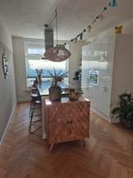 Keuken met kookeiland en kast, Ophalen, Gebruikt, Composiet, Met kookeiland