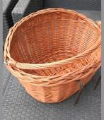 Fietsmand riet, Fietsen en Brommers, Fietsaccessoires | Fietsmanden, Ophalen, Zo goed als nieuw