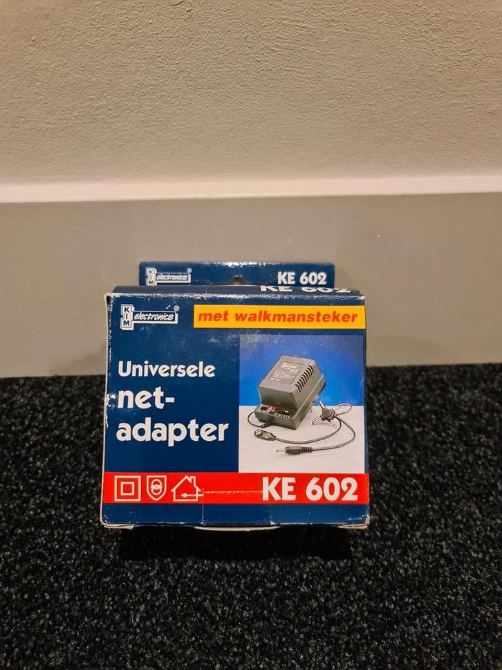 Universele Netadapter KE 602 - Nieuw - KIM Electronics., Audio, Tv en Foto, Opladers, Nieuw, Ophalen of Verzenden