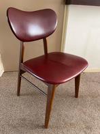 4 Retro eetkamer stoelen, Ophalen, Gebruikt, Hout, Vier