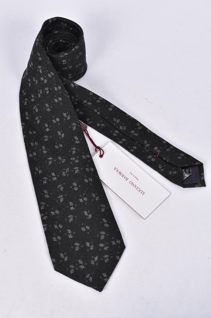 SALE! Luciano Barbera stropdas wol en zijde, Kleding | Heren, Stropdassen, Nieuw, Met patroon, Groen, Ophalen of Verzenden