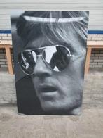 Grote zwart wit foto op Aluminium van Robert Redford AluArt, Huis en Inrichting, Woonaccessoires | Schilderijen, Tekeningen en Foto's