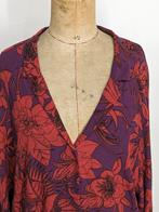 Blouse met bloemen print, Ophalen of Verzenden, Zo goed als nieuw, Maat 46/48 (XL) of groter, Rood